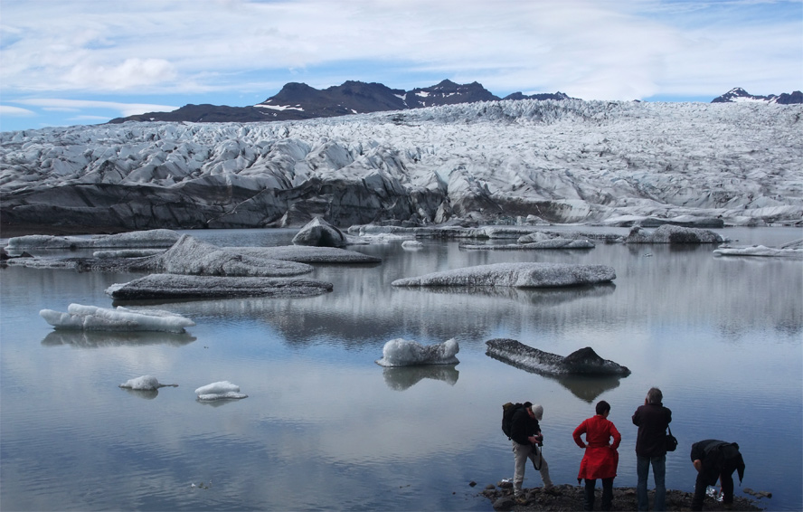 Am Gletscher in Höfn